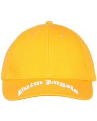 Palm Angels - Curved Logo Embroidered Baseball Cap - Lyst