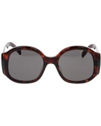 Celine - Logo Sunglasses - Lyst