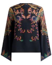 Etro - Paisley Printed Crewneck T-Shirt - Lyst