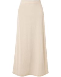 The Elder Statesman - Cashmere Long Skirt - Lyst