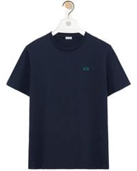 Loewe - Anagram-Embroidered T-Shirt - Lyst