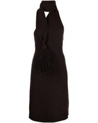 Bottega Veneta - Wraparound Neck Dress - Lyst