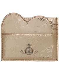 Vivienne Westwood Heart Card Holder in Pink | Lyst
