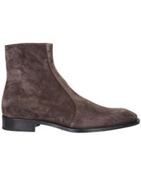 Saint Laurent - Almond Toe Ankle Boots - Lyst