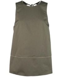 Peserico - Tie-Fastening Blouse - Lyst