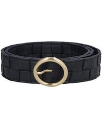 Bottega Veneta - Signature Intrecciato Buckle Belt - Lyst