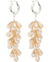 Magda Butrym - Pearl-Drop Hoop Earrings - Lyst