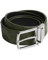 Bottega Veneta - Intrecciato Reversible Belt - Lyst