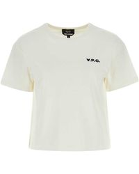 A.P.C. - Boxy Petit Vpc Crewneck T-Shirt - Lyst