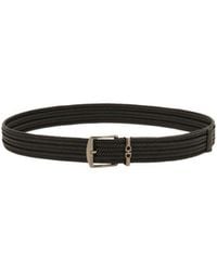 Ferragamo - Gancini Woven Belt - Lyst