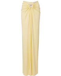 Christopher Esber - Bezel Quartz Gathered Jersey Maxi Skirt - Lyst