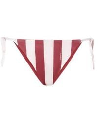 Fendi - Striped Side-Tie Bikini Bottoms - Lyst