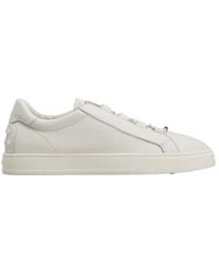 Tod's - Round Toe Lace-Up Sneakers - Lyst