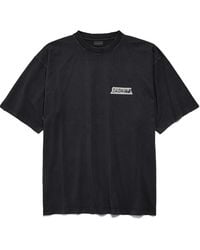 Balenciaga - Logo Printed Crewneck T-Shirt - Lyst
