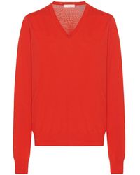 The Row - Haius V-Neck Knitted Jumper - Lyst