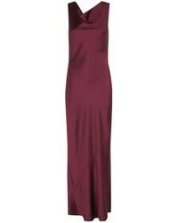 Norma Kamali - Cowl-Neck Maxi Dress - Lyst