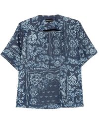 Emporio Armani - Floral-Print Blouse - Lyst