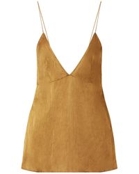 KHAITE - Timy Crinkled-Voile Camisole - Lyst