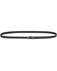 Saint Laurent - Cassandre Extra Thin Belt - Lyst