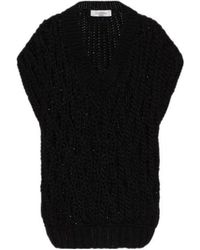 Valentino - Knitted Pattern Pullover - Lyst