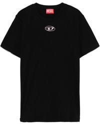DIESEL - Oval D-Logo Crewneck T-Shirt - Lyst