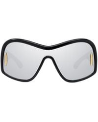 Loewe - Shield Frame Sunglasses - Lyst