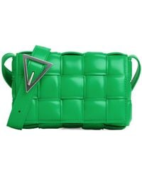 Bottega Veneta - Cassette Leather Crossbody Bag - Lyst