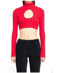Courreges - Cut-Out Crop Top - Lyst
