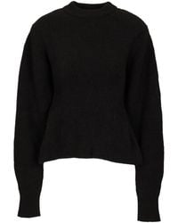 ROTATE BIRGER CHRISTENSEN - Peplum-Hem Sweater - Lyst