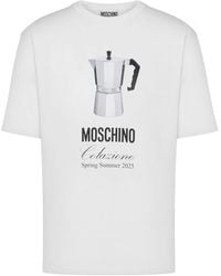 Moschino - Graphic Printed Crewneck T-Shirt - Lyst