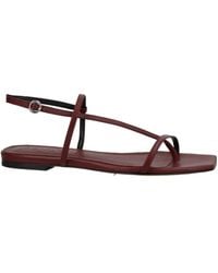 Aeyde - Square-Toe Flat Sandals - Lyst