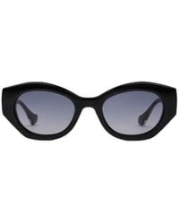 Gucci - Eyewear Oval Frame Sunglasses - Lyst