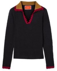 La DoubleJ - "Picket Polo" Polo Neck Sweater - Lyst