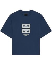 Givenchy - 4G Embroidered Crewneck T-Shirt - Lyst