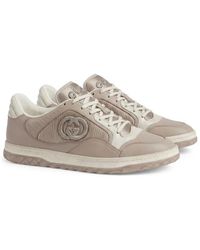 Gucci - Logo Embroidered Low-Top Sneakers - Lyst