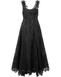 Oscar de la Renta - Corded Lace Gown - Lyst