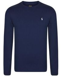 Polo Ralph Lauren - Long-Sleeved Round-Collar T-Shirt - Lyst