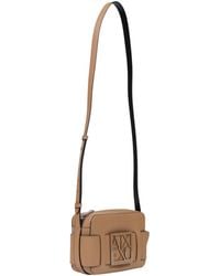 ARMANI EXCHANGE - Zippered Shoulder Bag - Lyst