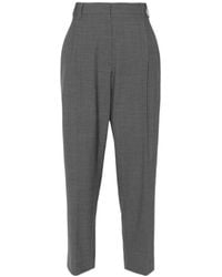 Brunello Cucinelli - Pleated Tailored Trousers - Lyst