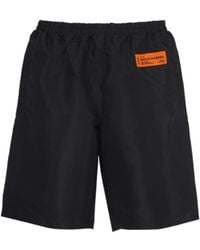 Heron Preston - Logo Patch Knee-Length Track Shorts - Lyst