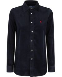 Polo Ralph Lauren - Corduroy Long-Sleeve Collared Shirt - Lyst