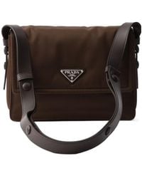 Prada - Traveller Small Padded Re-Nylon Shoulder Bag - Lyst