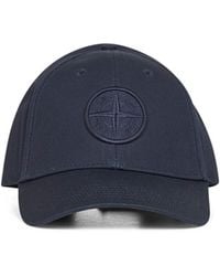 Stone Island - Logo Embroidered Baseball Cap - Lyst