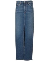 PAIGE - Denim Skirt - Lyst