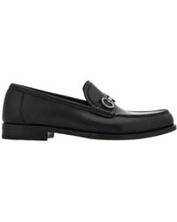 Ferragamo - Ferragamo Gancini Buckle Slip-On Loafers - Lyst