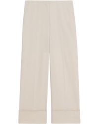 Theory - High-Waist Cuff Pants - Lyst
