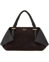 Ferragamo - Ferragamo Medium Logo Printed Braided Strap Tote Bag - Lyst