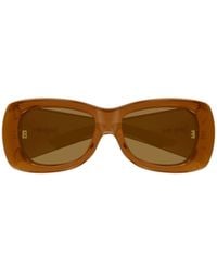 Saint Laurent - Eyewear Howl Oversized Frame Sunglasses - Lyst