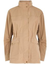 Moncler - Logo-Print Parka - Lyst