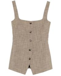 Nanushka - Square Neck Tailored Vest - Lyst